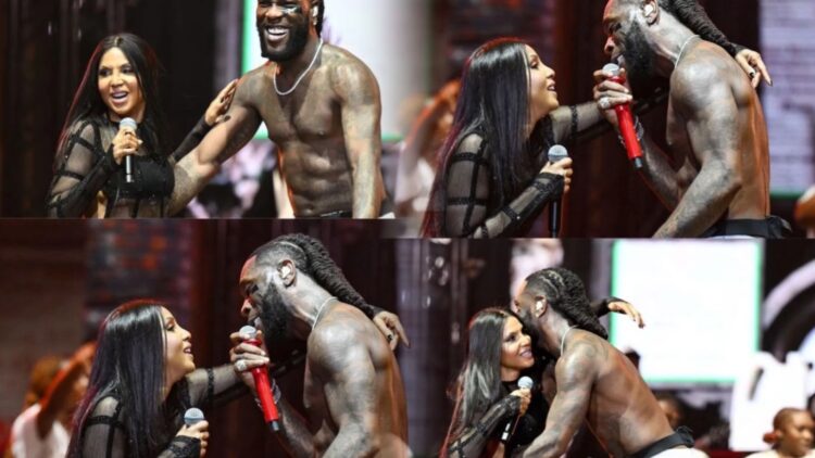 Fans React To Burna Boy Bringing Out Toni Braxton During His ATL Concert Stop