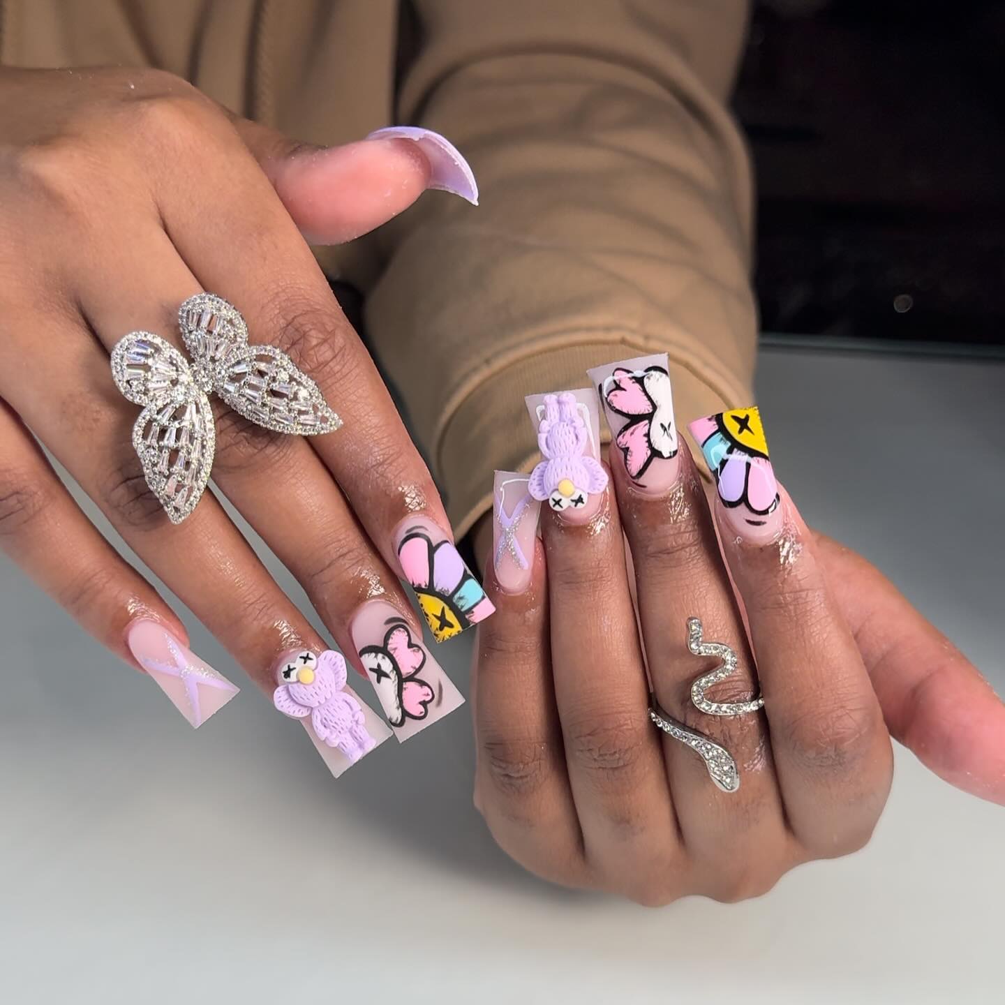 duck nails cute