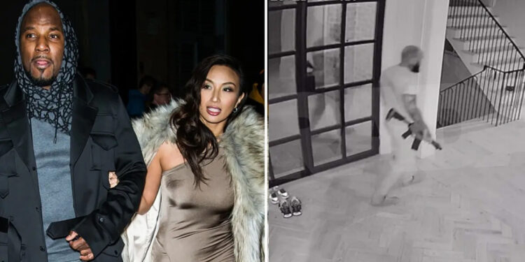 Security Footage: Jeannie Mai Submits Images of Jeezy With Gun in Divorce War as Rapper Denies Child Neglect, Domestic Abuse Claims