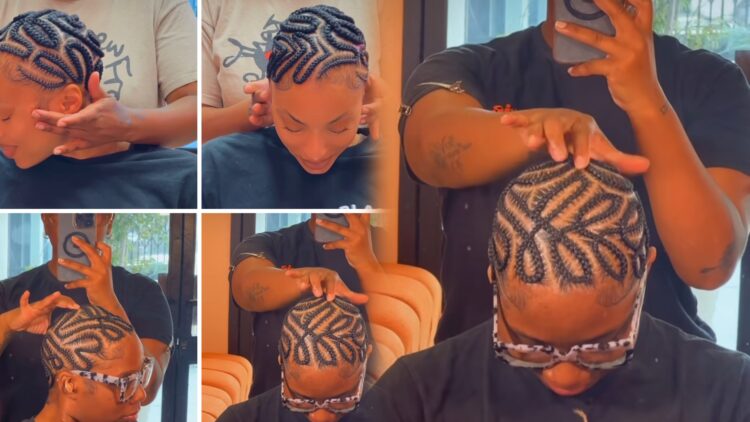 The braided bald head