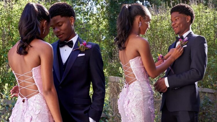 Branson Bailey and Chance combs go to prom