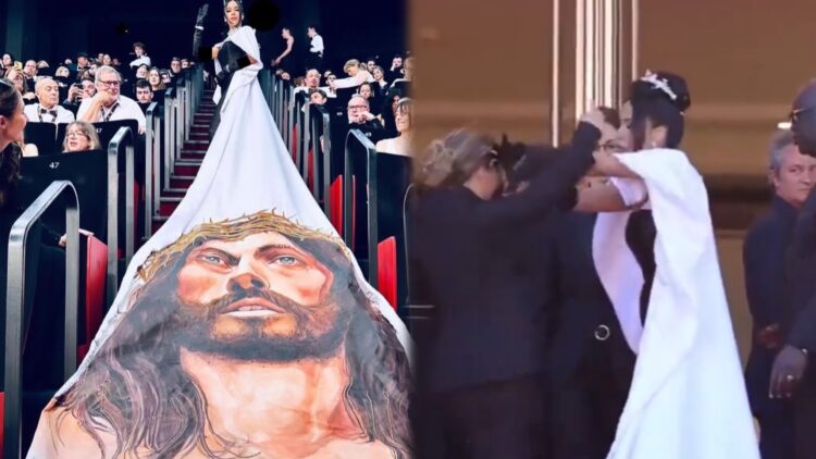 Cannes Security That Was Scolded By Kelly Rowland Gets Into It With Dominican Actress Massiel Taveras On The Red Carpet