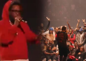 Kendrick Lamar Performs “Not Like Us” Six Times at ‘The Pop-Out’