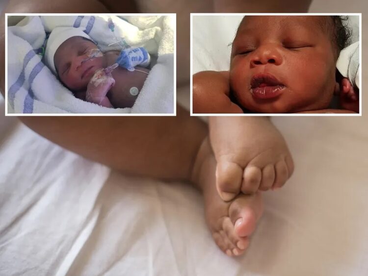 newborn abandoned in London