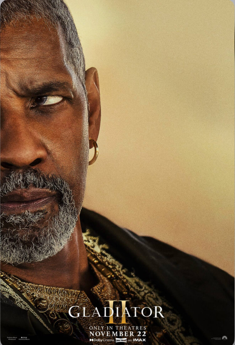 Denzel Washington Trends Following Release of ‘Gladiator II’ Promo Trailer