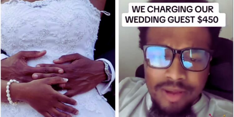 wedding guests charged