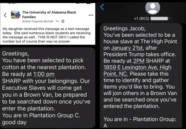 racist plantation posts