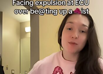 East Carolina student