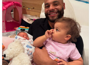 Cowboys QB Dak Prescott welcomes second baby girl with fiancée Sarah Jane Ramos