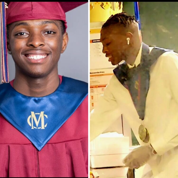 Student Who Went Straight To Work After Graduation Wearing His Medals Was Blessed With Over 180K Raised Through GoFundMe By Stranger